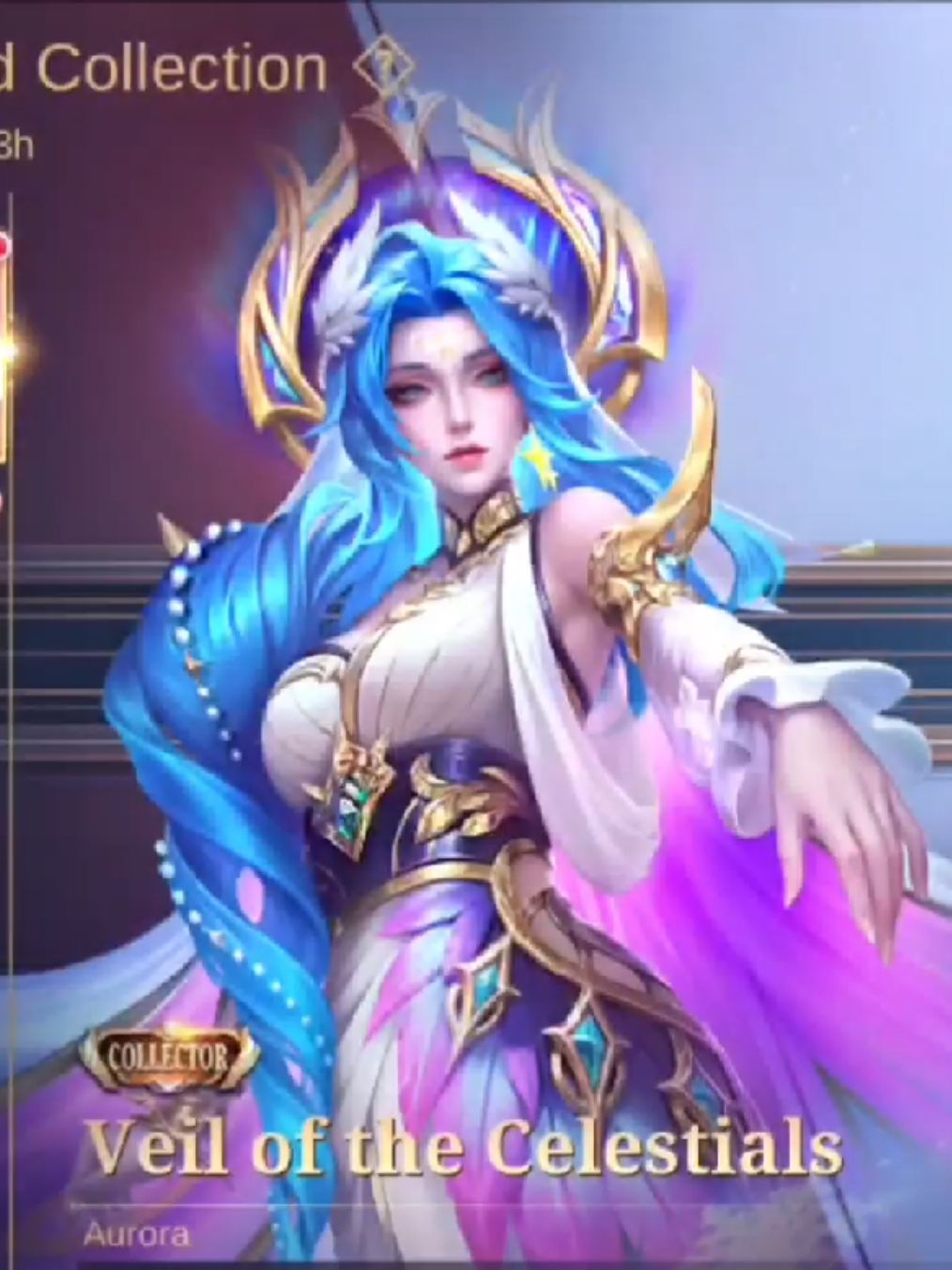 Aurora's Collector Skin obtained. 💎🌟 #fyp #mlbb #mobilelegendsbangbang #auroramlbb #trending 