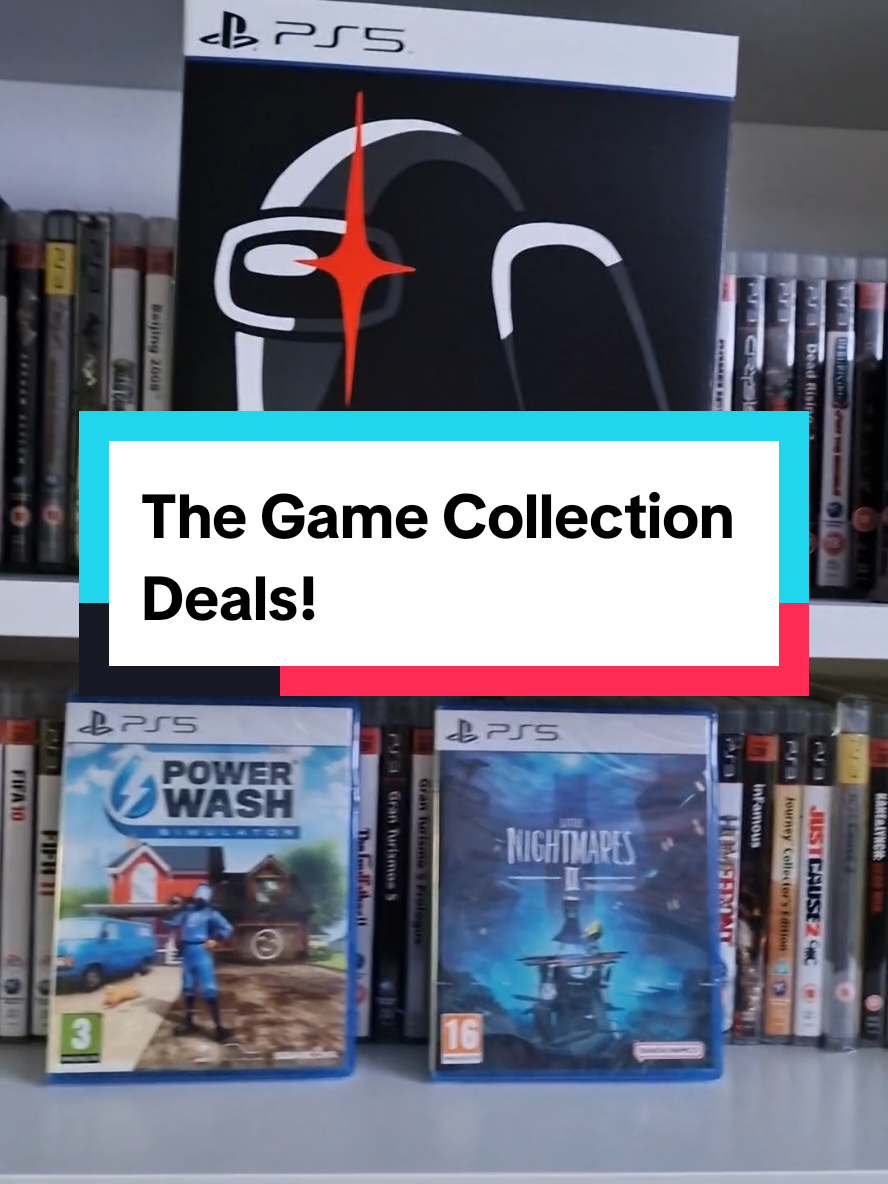 @thegamecollection has to be the best place for brand new sealed games! #ps5 #deal #theyorkshiregamer #thegamecollection #AmongUs #powerwash #littlenightmares2 