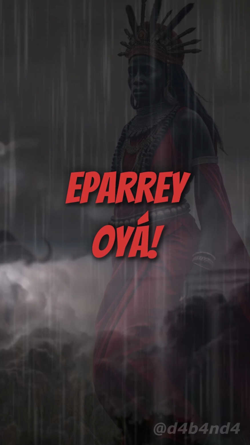 Invocação poderosa a Iansã - orixá regente de 2025 #invocacao #oracao #orixas #iansa #eparrey 