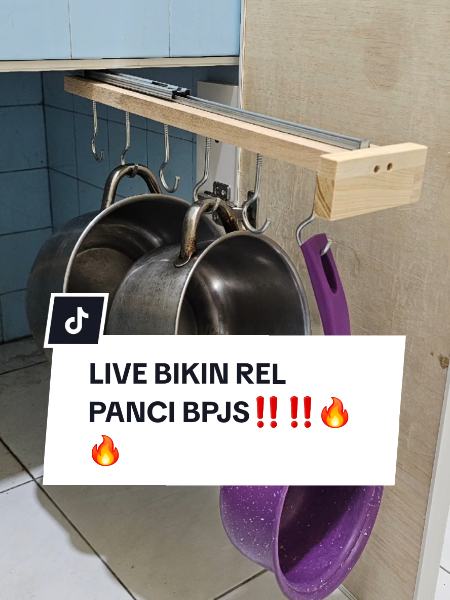 LIVE bikin rel panci verai BPJS banget😉 jgan lupa join ntar malem mulai jam 8 ya, kita bikin rel panci ini sama2 hehehe, see you guys #DIY #relpanci #diyhomedecor #dimasgepeto #fyp #foryou 