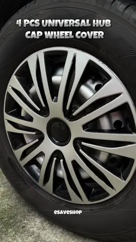 Universal hub cap wheel cover. Get yours now! #hubcaps #hubcap #caraccessories #fyp #foryou 