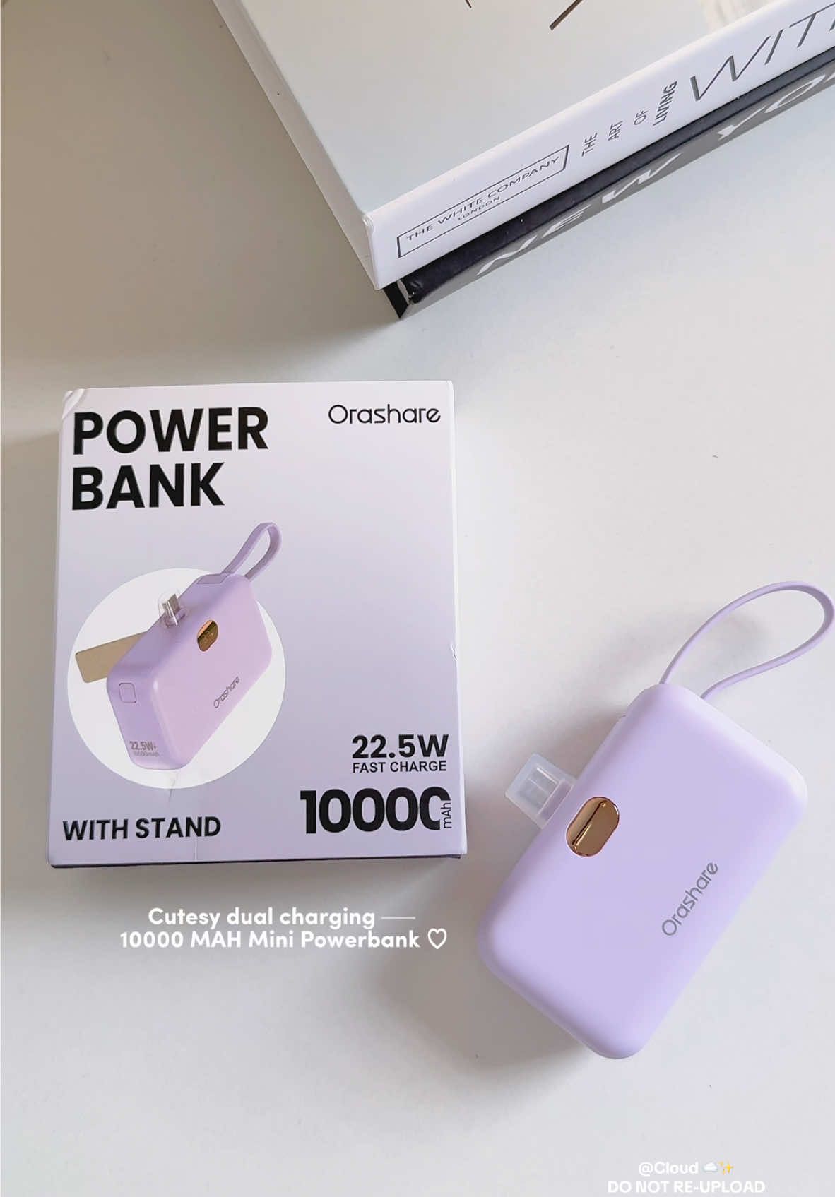 Checkout Link : ➡️ @𝐂𝐋𝐎𝐔𝐃 ☁️✨  Very cutesy and handy ng orashare powerbank na to! Apaka tagal pa malowbat!!! ❤️😍🙌🏻 #orasharepowerbank #powerbank #powerbankviral #powerbankmini #powerbankiphone #powerbankfastcharging #fastcharging #fyp 