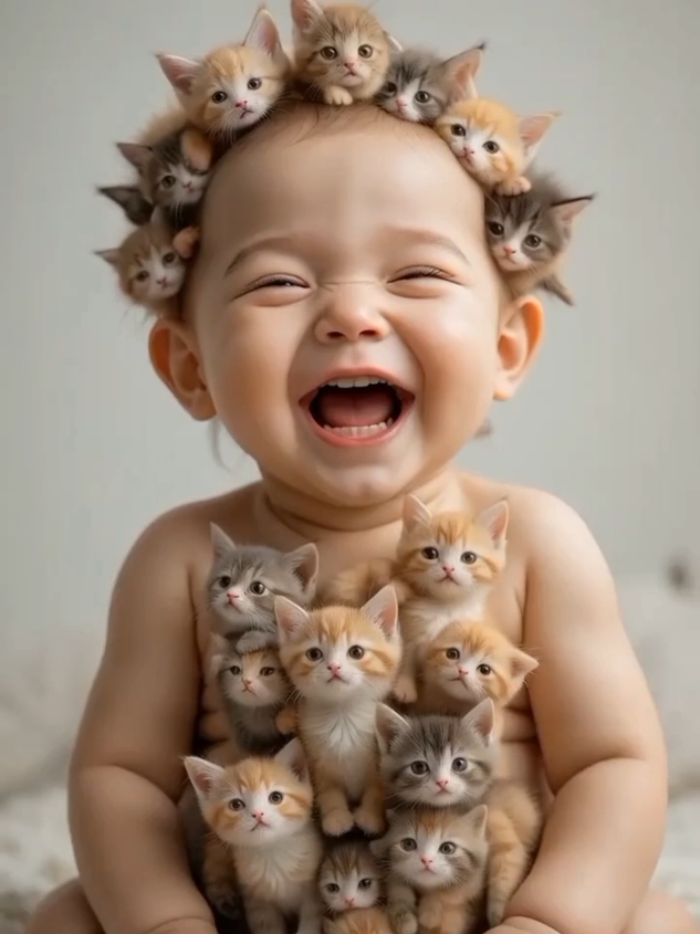 Bayi Lucu Dan Anak Kucing Imut #tiktokviral #cutecat #cutebaby #DoMoreInAYear 