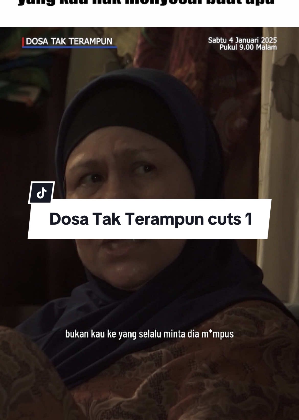 Ha kenapa baru sekarang nak menyesal? Panggung RTM | Dosa Tak Terampun | Sabtu 4 Januari 2025 pukul 9.00 malam di TV1 #tv1 #panggungrtm #dosatakterampun #drama #layandrama #tv1anotherlevel