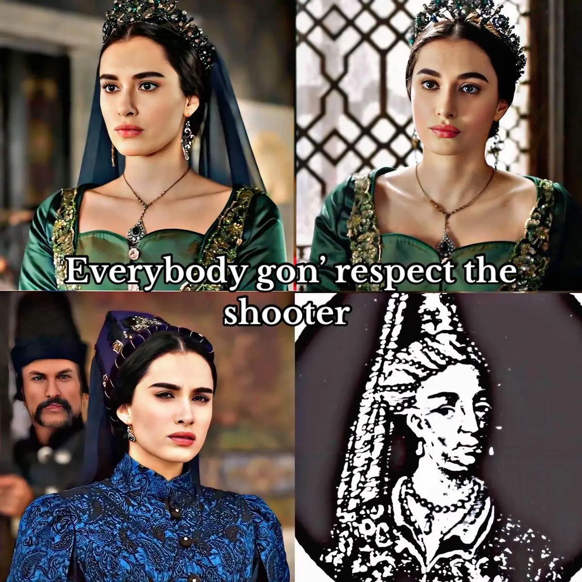 The way there were like 400 Servants crying for her in the old palace she’s so massive even the propaganda turhan and melike tried to spread that Kösem is a traitor and wants to k*ll the Sultan to justify her horrible death but that did not make the people of Istanbul, the Janissaries and the servants inside Topkapi or the old palace hate Kösem, but they mourned for her without permission from the state and closed the shops and mosques (?). Then it was said that the concubines lit candles every night for her soul until the Topkapi Palace was closed. She was loved in an unprecedented way and is remembered till now and known is the greatest woman in Ottoman Empire .her legacy is too untouchable  #ottomanempire #history #muhteşemyüzyılkösem #muhteşemyüzyıl #safiyesultan #hürrem #hürrem #kosemsultan #explore #foryou #rabiagülünşsultan #hurremsultana #halimesultan #validekosemsultan #kösemsultan #handansultan #nurbanusultan #turhansultan #viral #fyp 