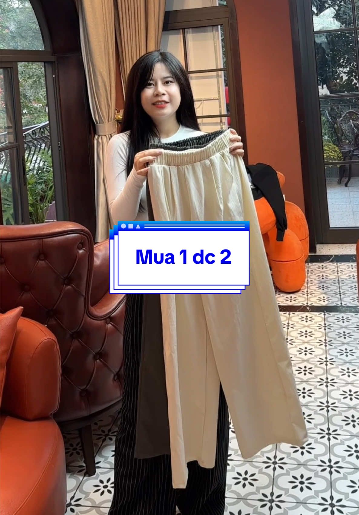 Mua 1 dc 2 nè #xuhuong #thoitrangnu #quansuong 