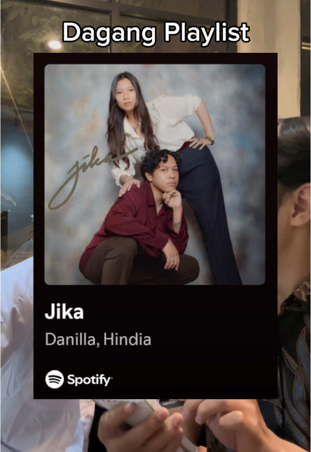 gimana nih orang orang yang bijak dalam ngambil keputusan? nyesel ga putus? kalo udah gini kan cma bisa nikmatin menu baru kita nih Jika - @DANILLA & @Hindia  feat. @Hilmi Al Kayyis 