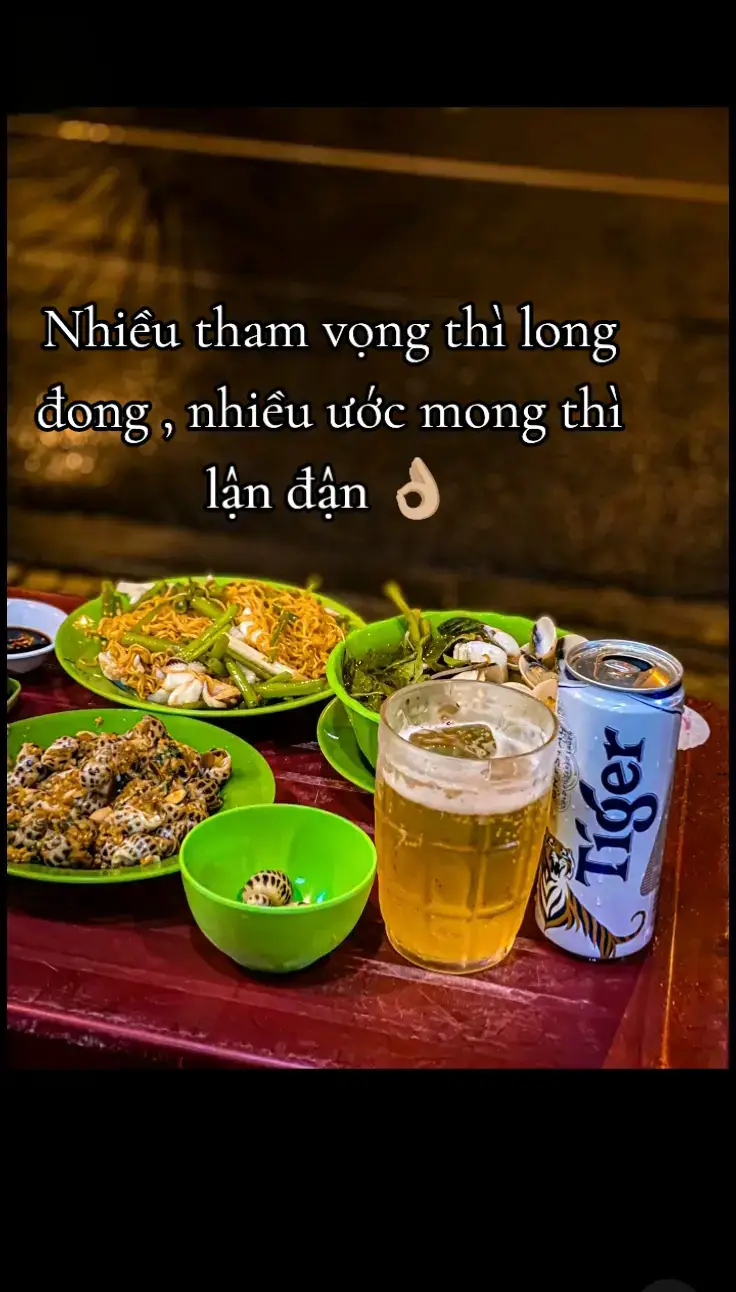 Nhiều tham vọng thì long đong , nhiều ước mong thì lận đận 👌🏼