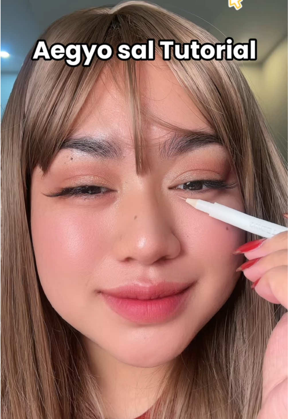 Pang korean na yung eyebag ko🤭 #aegyosal #aegyosaltutorial #aegyosalpen #koreanmakeup #koreanmakeuplook #douyin #douyinmakeup #makeuptutorial #aegyo #fyp 