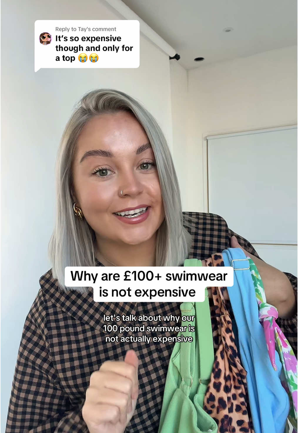 Replying to @Tay let’s break down the math behind our ‘expensive’ prices #sustainablefashion #ethicalfashion #sustainableswimwear 