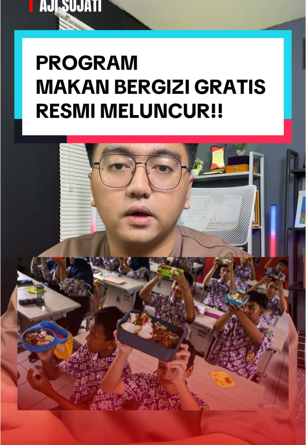 Program makan bergizi gratis resmi meluncur 6 Januari 2025 #prabowo #kabinetmerahputih #gerindra 