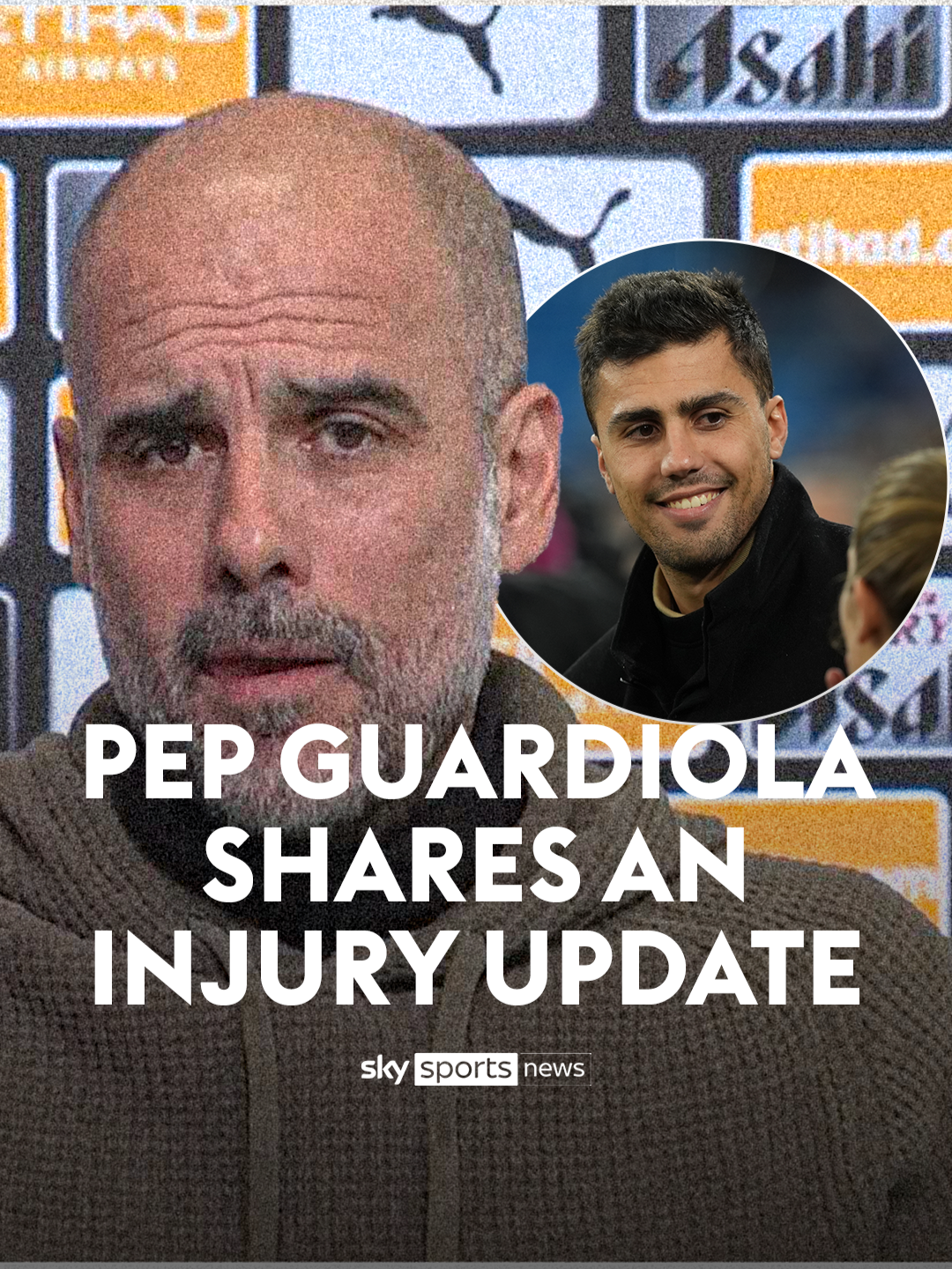 Pep Guardiola shares an injury update on Manchester City 🔵🤕 #rodri #mancity #pepguardiolaa