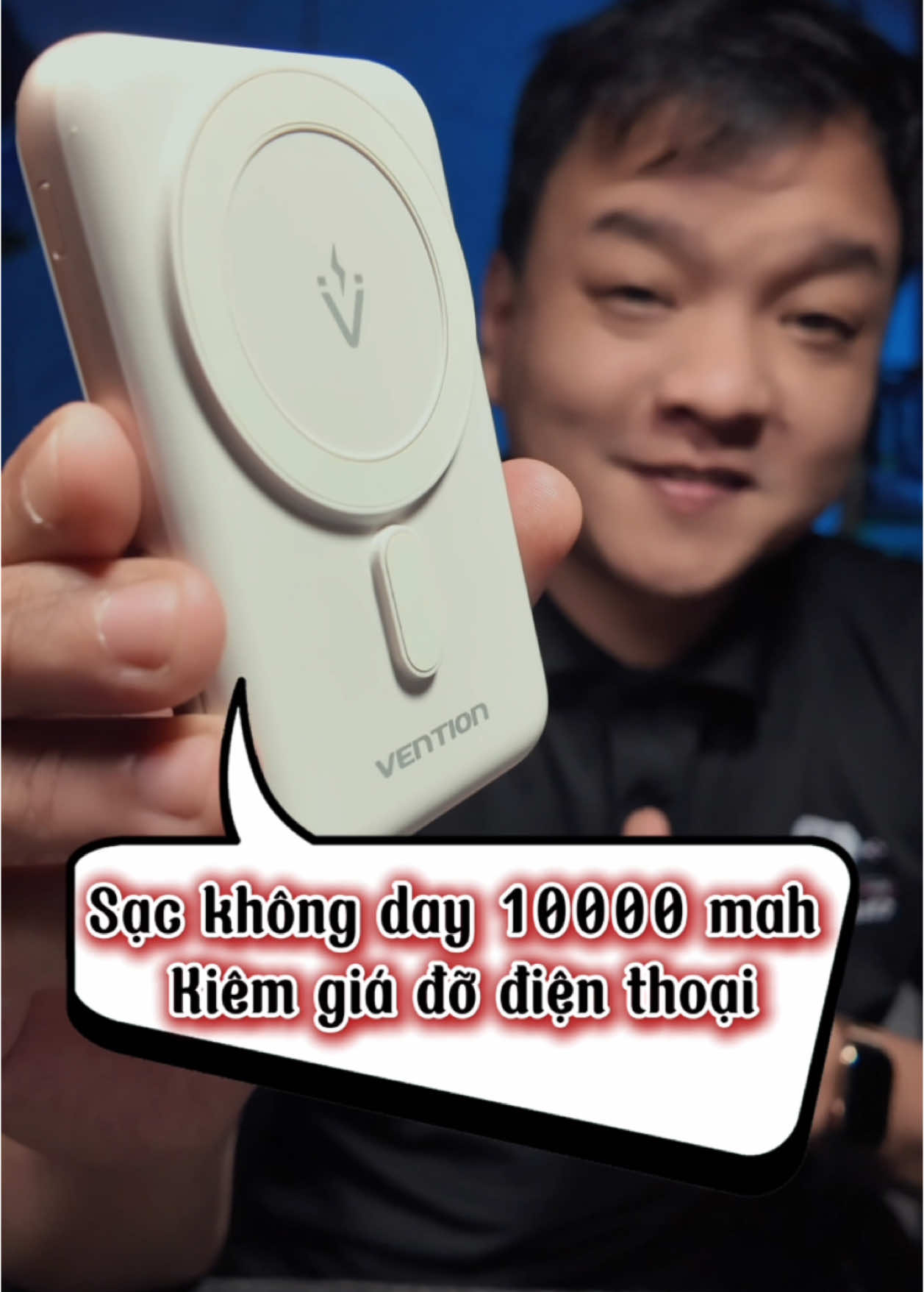 Sạc Dự Phòng Không Dây Từ Tính 10000 Mah  #sacduphong 