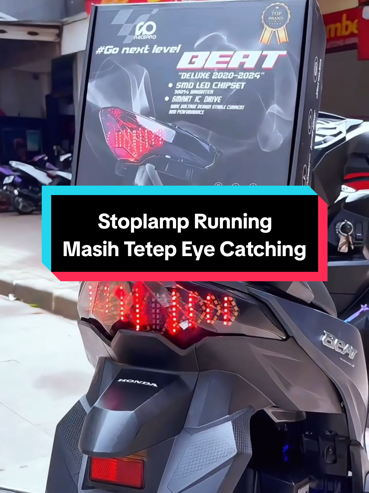 Lampu Stoplamp Running 3IN1 Racepro Honda Beat New #stoplamp #stoplamprunning #stoplampracepro #stoplamp3in1 #stoplamprunningbeat #stoplampled #lampustopvariasi #lampustoprem #beatmodifikasi #beatproper #beatngabers #aksesorismotor #sukucadangmotor #sparepartmotor #variasimotor #modifikasimotor #trendmotor 