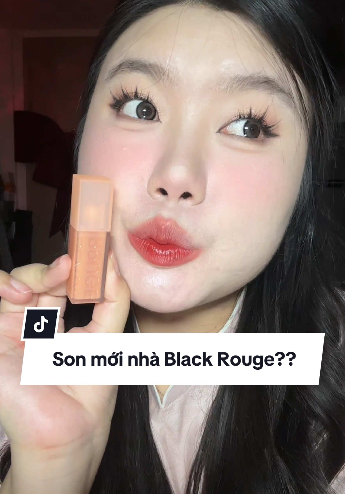 Son quýt 🍊 thiệt luôn?? #fyp #reviewlamdep #goclamdep #swatchson #sonquyt #blackrouge #doublelayer 