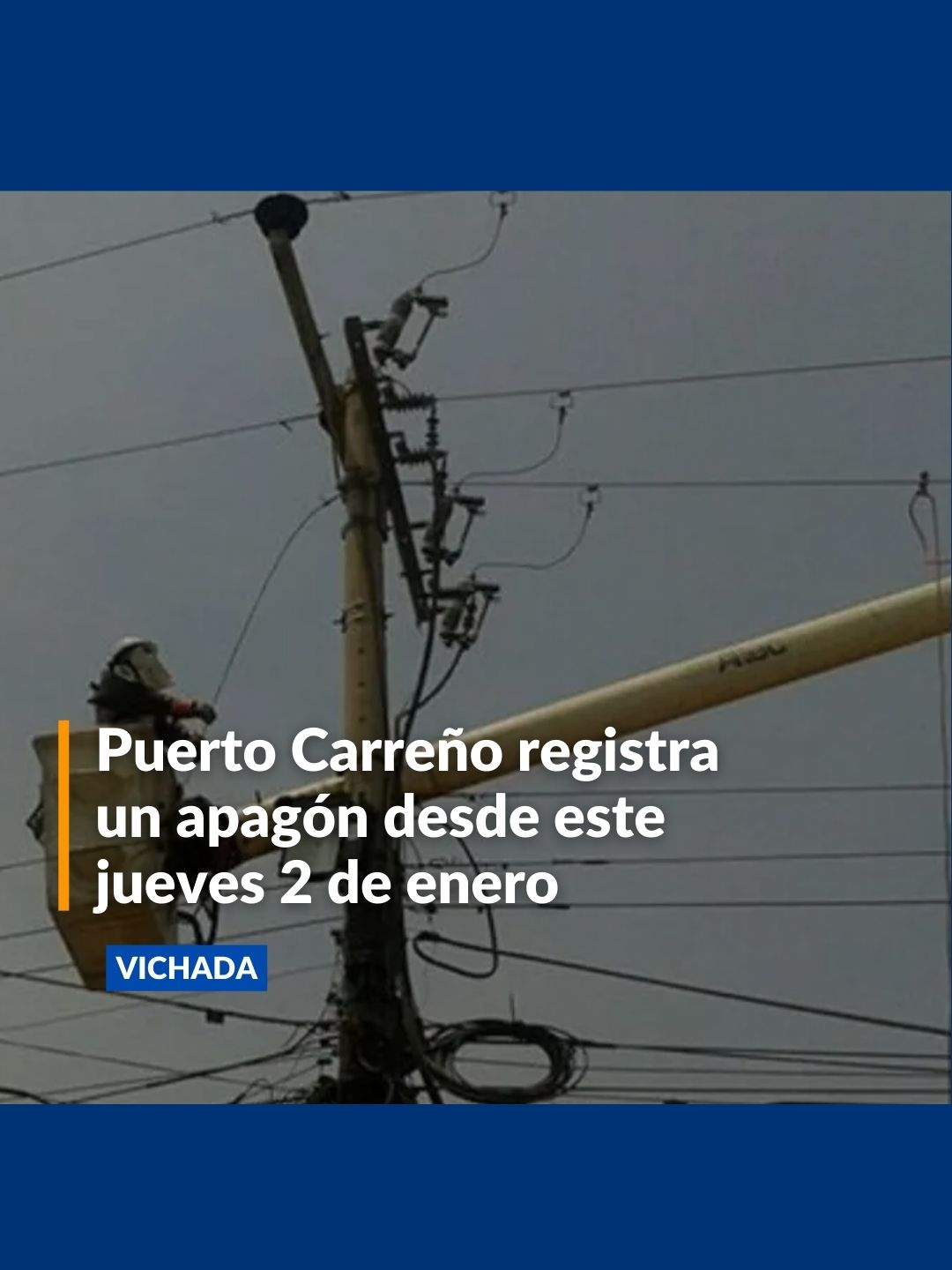 Puerto Carreño, la capital del departamento del Vichada, con unos 40 mil habitantes, registra un apagón desde este jueves. Según se conoció, la empresa electrificadora adeuda miles de millones tanto a la generadora de energía como a Terpel, lo que no permite tener un plan de contingencia. Más en noticiascaracol.com