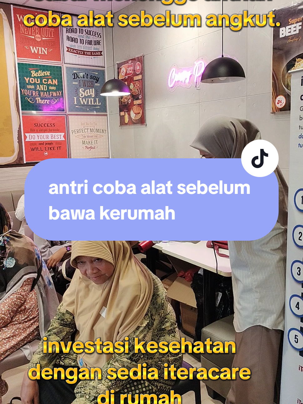 sabar menunggu giliran sebelum angkut kerumah ..belajar cara gunakan iteracare #iteracare #biolite #diabetes #terapibiolite #radangsendi 