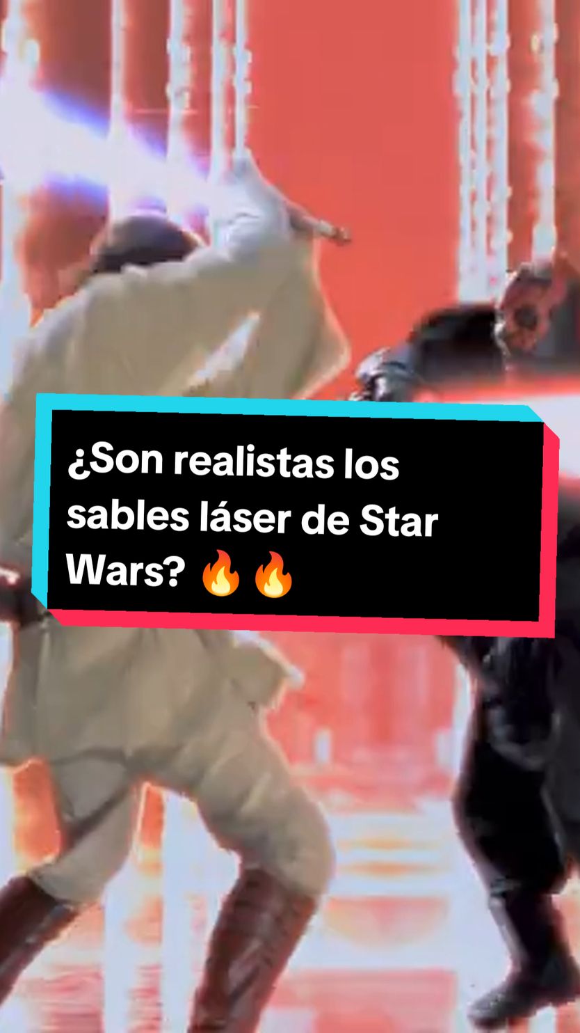 ¿Es realista el sable láser de Star Wars?🪐⚔️ ---------------------------------- Hoy analizamos una de las espadas más famosas de la ficción: El sable láser de Star Wars. La verdad es que sería un locura de arma, no me querría ver a solas con Darth Vader armado con uno de ellos...🔥🔥 ------------------------------------ #starwarsfan #starwarstiktok #anakinskywalker #darthvader #lukeskywalker #obiwan #yoda 