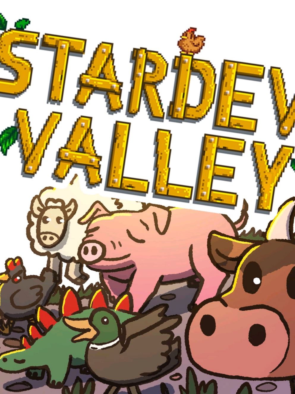 🐮fan animation Stardew Valley! 🐮 thanks to @Alexis Da Costa  for his amazing help ❤ #animation #stardewvalley #fanart #farm #animals #cosygame #animator #humor 