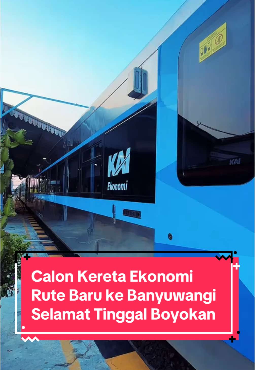 Bakalan jadi kereta ekonomi termewah yang melayani rute Banyuwangi 😉, gak sabar nunggu rilisnya nih! Selamat tinggal kaum boyokan dan adu dengkul 😅 Menindaklanjuti hasil survey perpanjangan relasi Kereta Logawa yang awalnya melayani rute Purwokerto - Jember bakalan diperpanjang hingga Stasiun terminus Ketapang di grafik perjalanan kereta 2025. Akhirnya bakal punya calon kereta ekonomi super nyaman dan mewah di Daop 9 sambil melewati pemandangan khas lintas pegunungan dan terowongan gumitir.  Siapa yang gak sabar nunggu jadwal rilis keretanya nih? Sementara jadwal di aplikasi KAI Acses masih hilang di bulan Februari. Semoga rumornya jadi kenyataan dalam waktu dekat ya🫣 #railfansindonesia #railfans #fyp #tiktokviral #jember #kalogawa #ketapang #banyuwangihits #keretaapiindonesia 