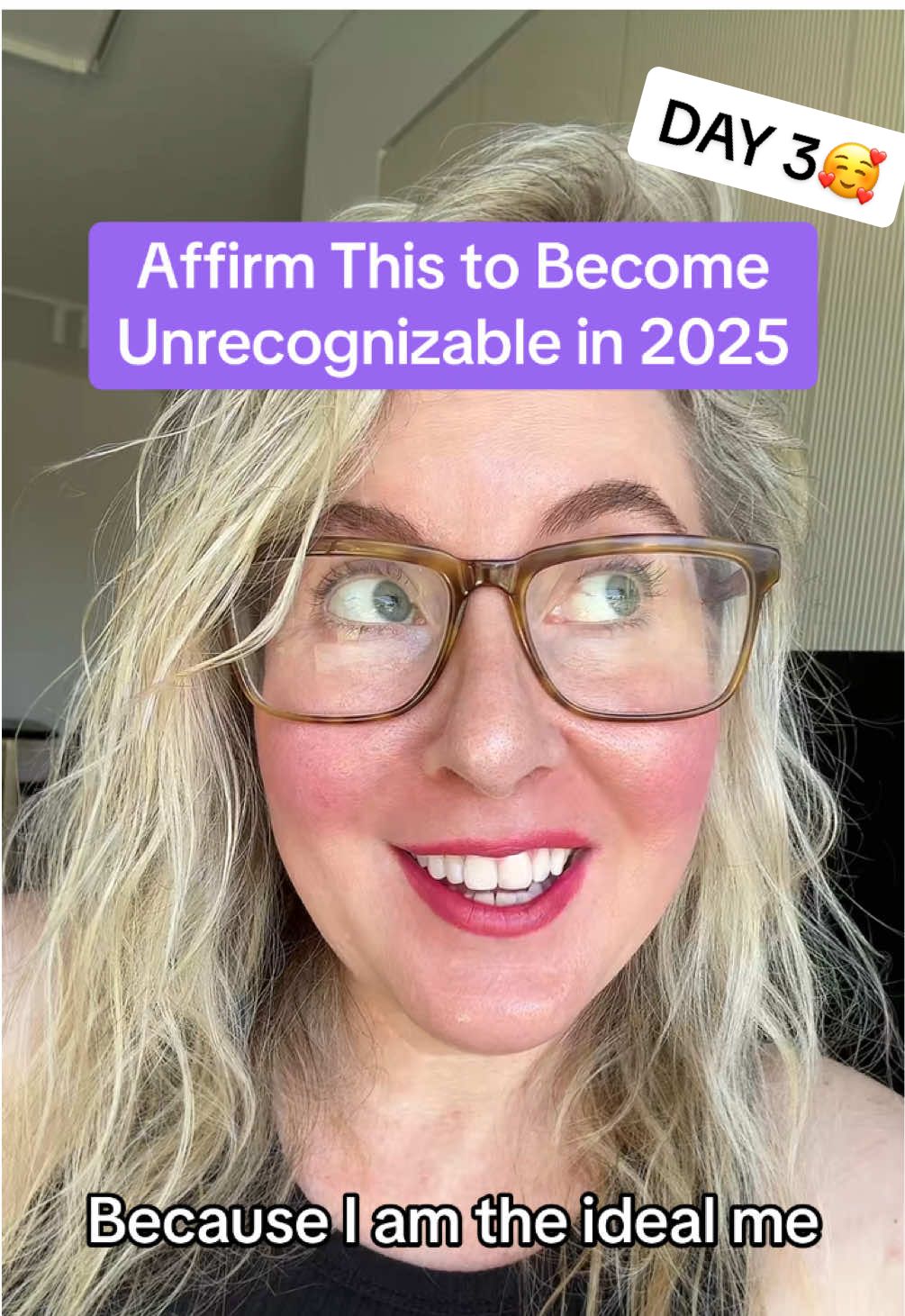 Affirmation DAY 3 😍 CREATE THE IDEAL LIFE! Instead of setting “goals” for the new year that you’ll forget about and drop after the first month…start the 2025 right with my FREE guide BECOME UNRECOGNIZABLE IN 2025! 🥳 It's a brand-new FREE 5 STEP GUIDE created just for you so you can catapult your manifestations by creating the the new unrecognizable you and the new reality you want. And use these powerful affirmations to help you! Get the free guide out now!  ❤️ Loz #affirmations #poweraffirmation #manifestation #newyear2025 #newyearsresolution #newyearnewme #reinventyourself #becomeunrecognizable #affirmwithme 