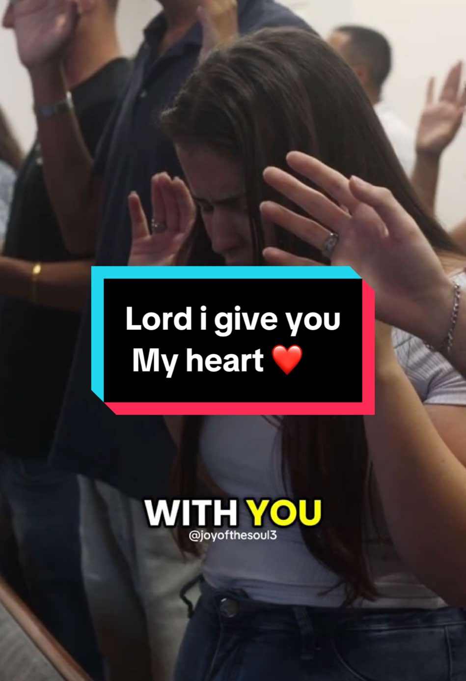 Lord I give you my heart I give you my soul I live for you oh Lord #Joyofthesoul3 #lordigiveyoumyheartgiveyoumysoul #christiantiktok #fyp #god #worship #church #god #jesus #usatiktok #goviral #churchtiktok #christian #usatiktok