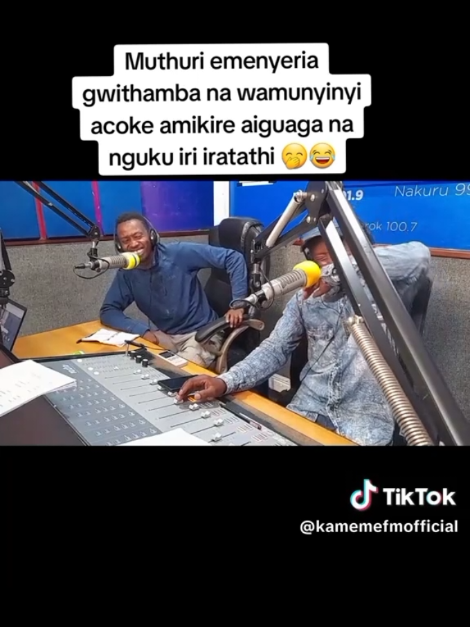 withambaga nakìì? 😆 @Wahianyu @Kameme FM  #viral_video #gikuyu 