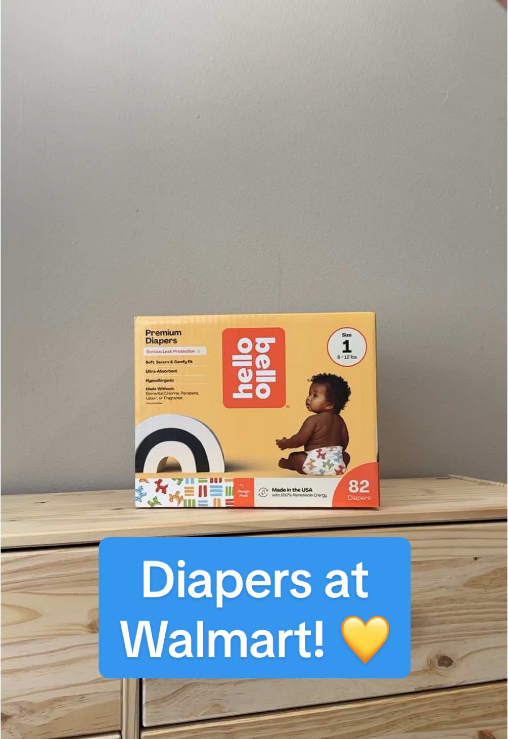 Diaper restock day! 💛 You can see which stores have them in stock by visiting Walmart.com or on the Walmart app and using the store locator.  #walmartfinds #walmart #hellobello #hellobellodiapers #babyregistrymusthaves #babyregistry #diaperrestock #diapercaddy 