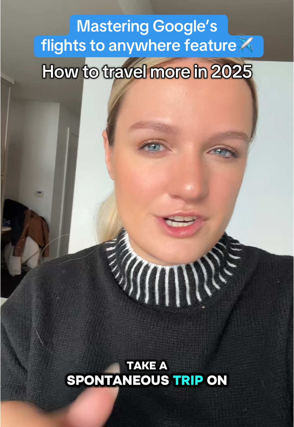 I’ve found some amazing deals this way last minute! ✈️ in this video, I walk you through how to utilize the Google flights, flights to anywhere feature to find cheap last-minute flights for spontaneous trips. This is day eight of my 2025 travel more series where I’m teaching actionable impractical tips to help you travel more in 2025. ##flightdeals##cheaptravel##googleflights##travelmore##2025travel##spontanious##traveltok