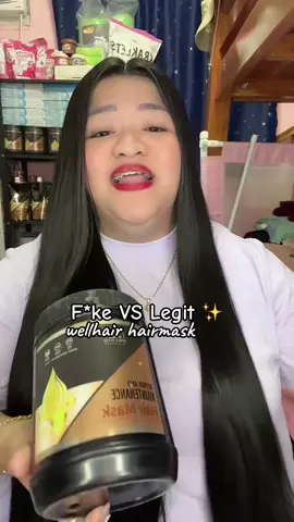 F*ke vs Legit na wellhair hairmask #wellhair #hairmask #wellhairmaskrepair #wellhairmaskrepair #wellhairmask  #TikTokLIVE #LIVE 