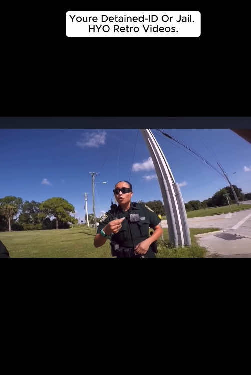 Youre detained- ID or Jail p1 #jail #bodycam #copsoftiktok #police #policeofficer #trafficstop 