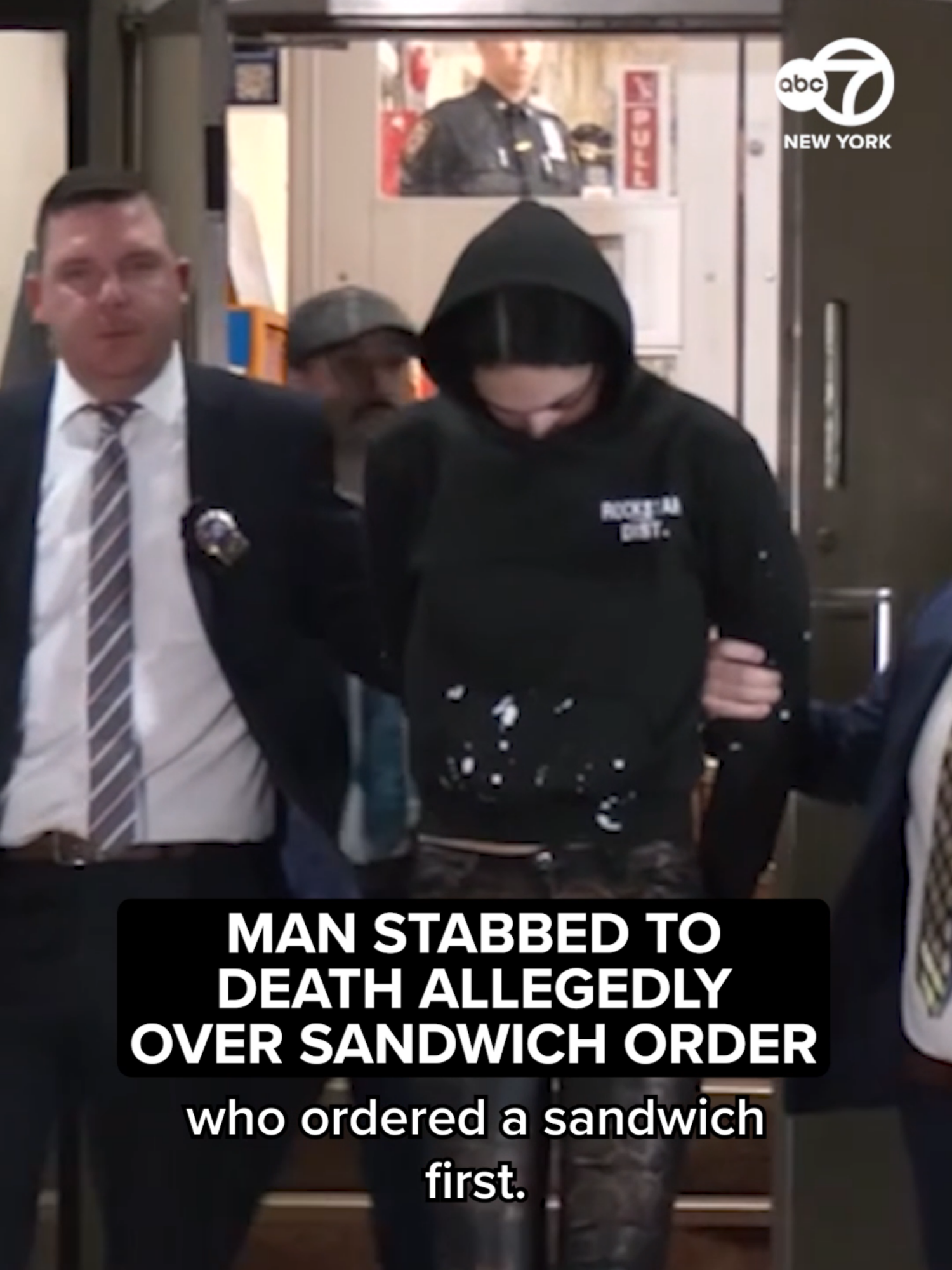 #Police say it all stemmed from an argument over who ordered a sandwich first. #news #nyc