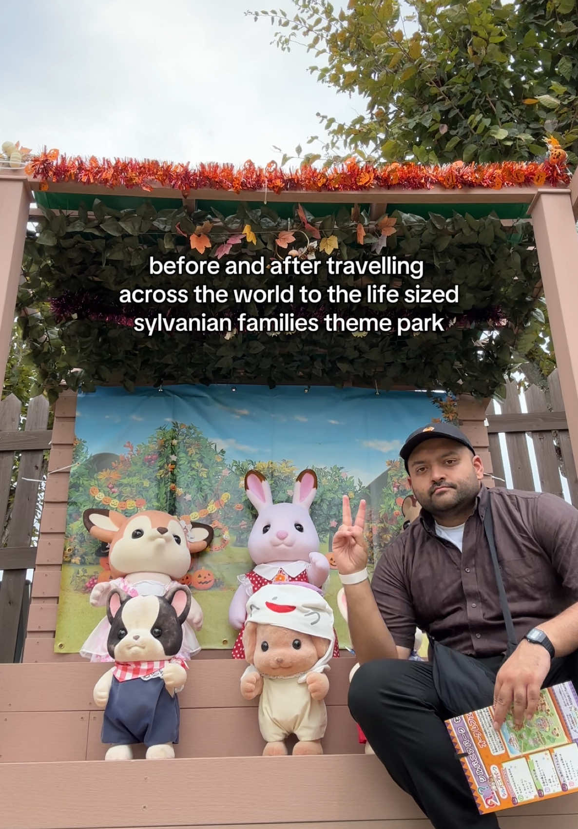 worth travelling across the world just to see the life sized sylvanian families theme park in japan #travel #japan #sylvanianfamilies #calicocritters #fyp 