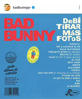 se vieneeee  #badbunny #debitirarmasfotos #tracklist 