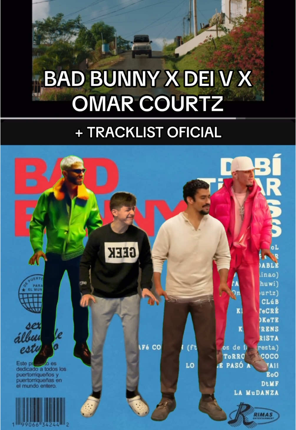 VA A SER EL ÁLBUM DEL AÑO #badbunny #deiv #omarcourtz #reggaeton #freerosito #rosito #parari #fyp 