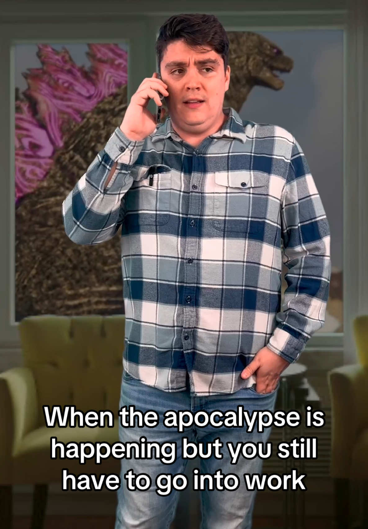 Everyone’s making sacrifices 🫠 #skit #comedy #fyp #reels #humor #reelsinstagram #relatable #funny #corporatehumor #holidays #apocalypse #usa #corporate 