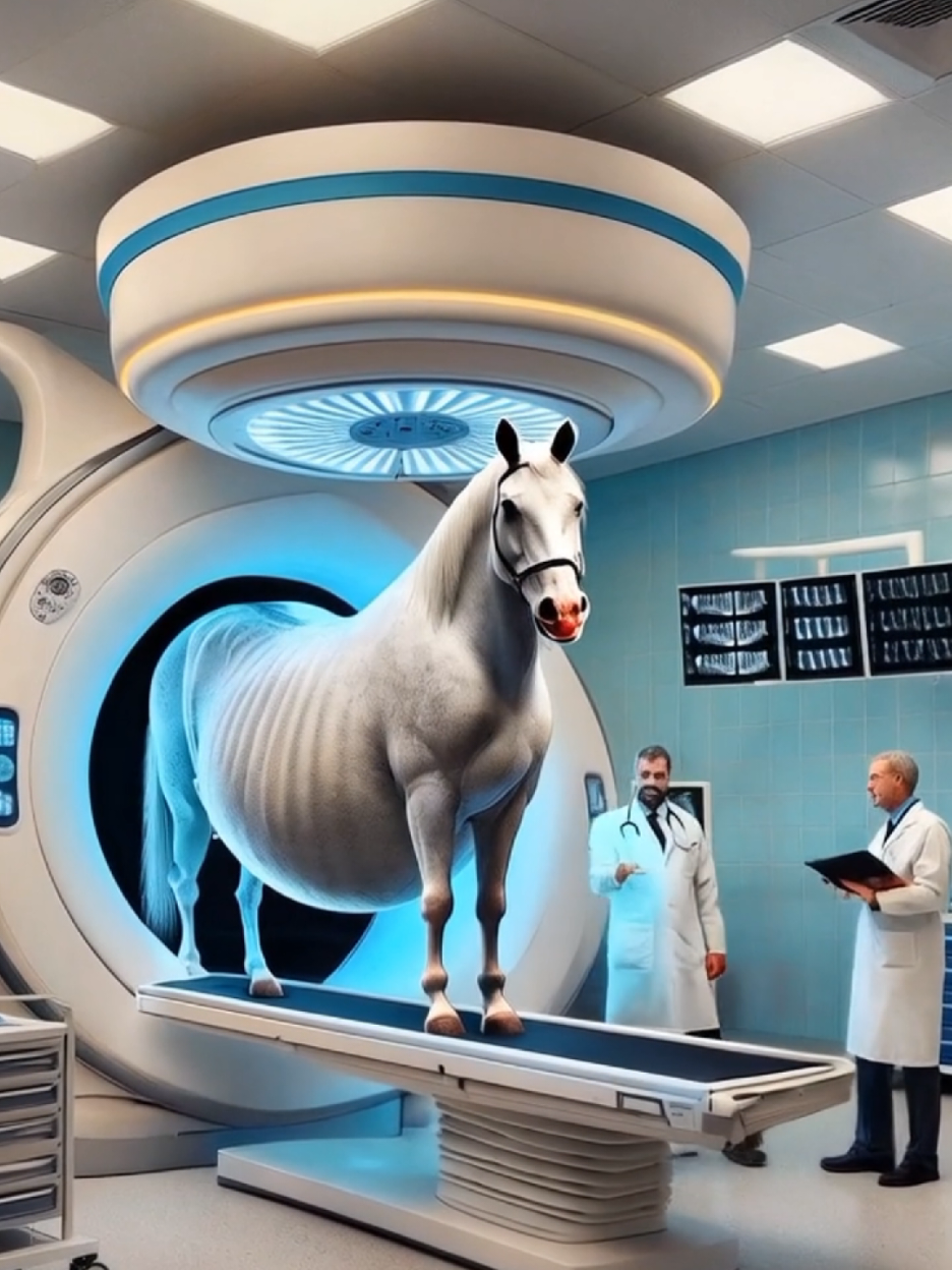 Kind doctors helps a white pregnant horse / mate in the hospital. #horse #mare #horselover #pregnant #help #helpinganimals #animallover #fyp #newyork #usa🇺🇸 #unfreezemyacount 