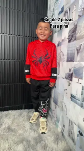 🕷️🕸️🕷️🕸️🕷️🕸️bonito conjunto para niños, este es 130 6/7 años 