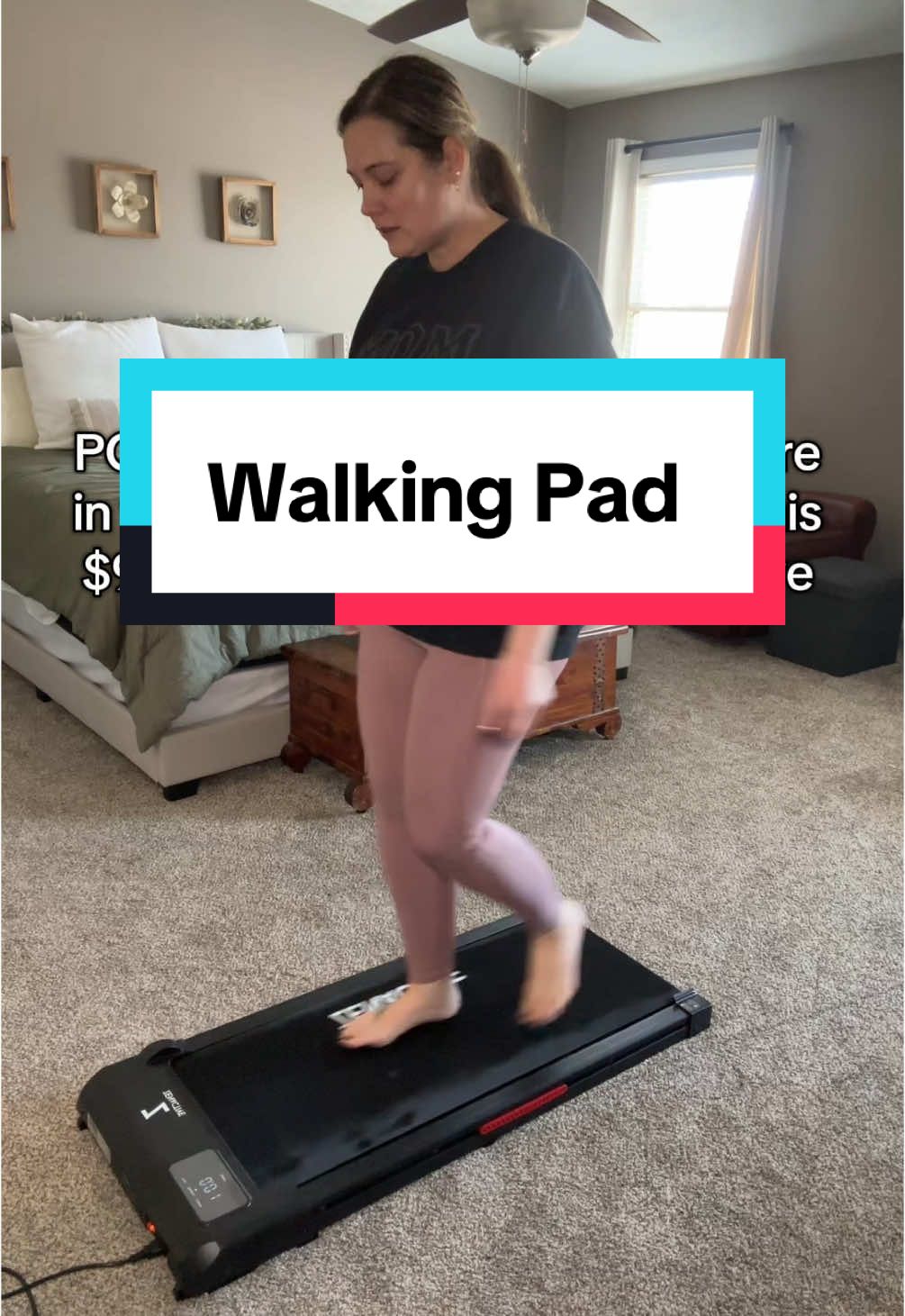 Replying to @Rahim Haqq #walkingpad #treadmill #homeworkout #newyearnewaura 