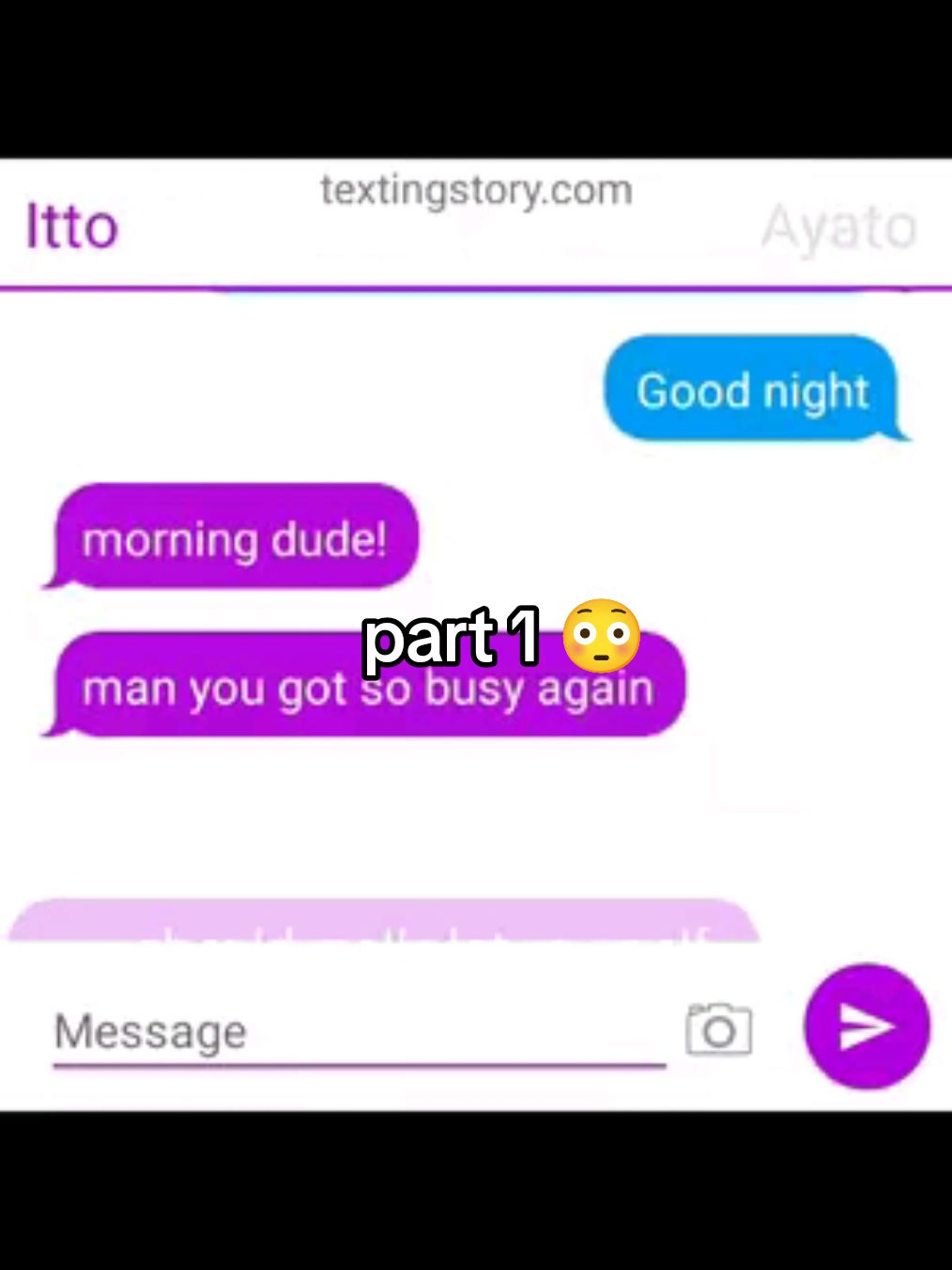 itto x ayato part 1 😳 they texted each other like this irl! source: trust me bro  lets see how the story unfolds before i start jorkin  #watermelonitto #itto #aratakiitto #ittogenshinimpact #genshin #GenshinImpact 