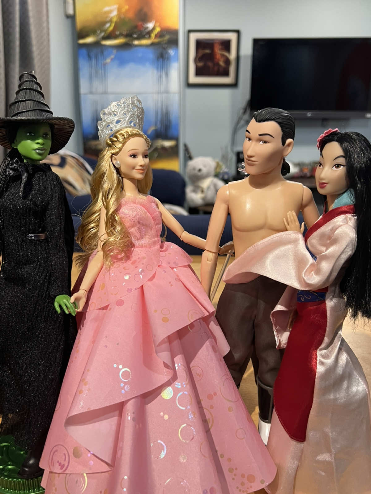 Trust me, Glinda knows about La La Las…  #fyp #trending #wicked #mulan #dolls  Original audio is from @Katy Magyar 