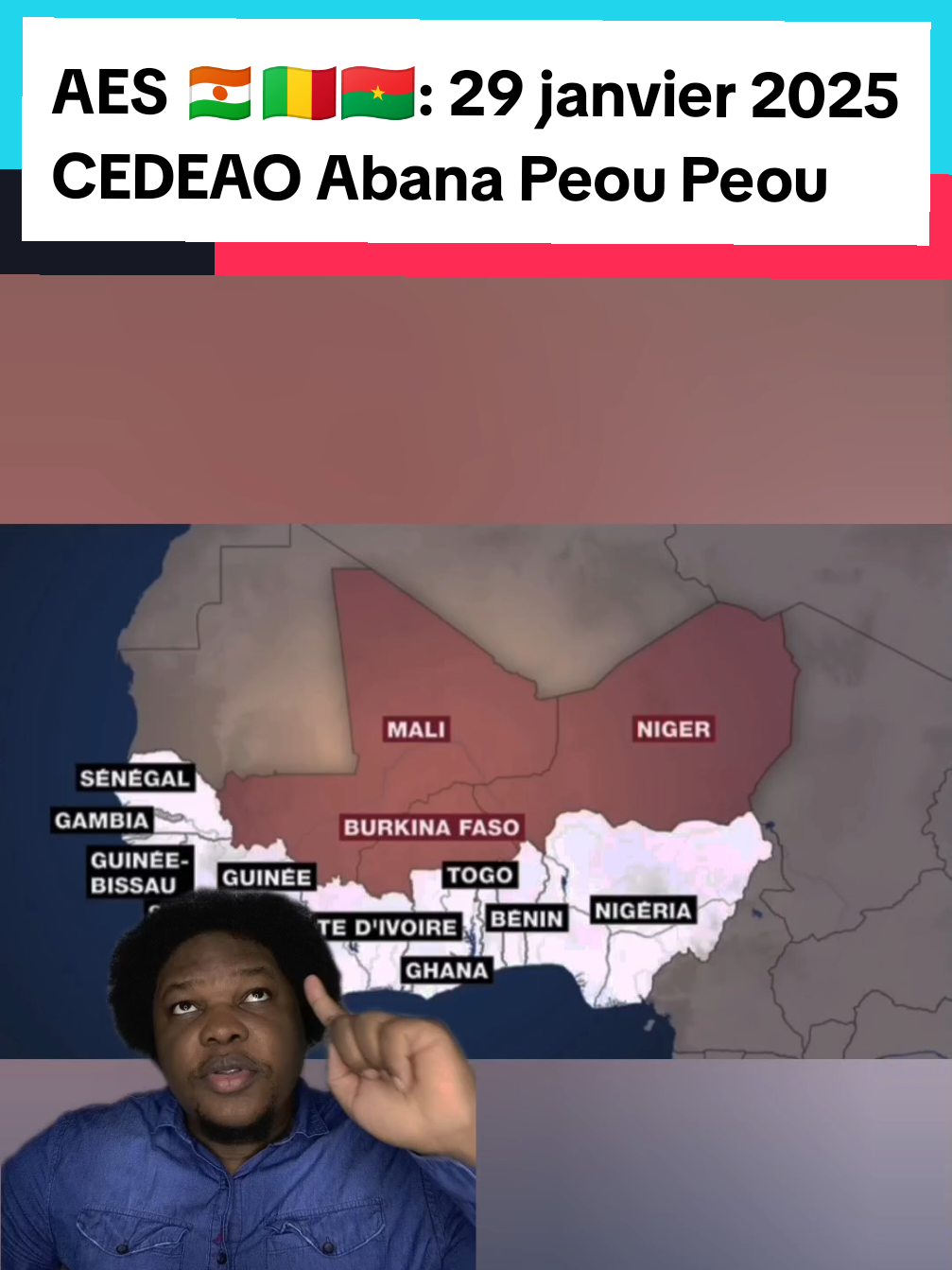 AES 🇳🇪🇲🇱🇧🇫: 29 janvier 2025 CEDEAO Abana Peou Peou😏 #malitiktok🇲🇱 #malitiktok #francetiktok🇫🇷 #francetiktok🇨🇵 #macrondestitution #macrondemission #francetiktok #cotedivoiretiktok #cotedivoire🇨🇮225s #gbagbo #poutine🇷🇺 #russia🇷🇺 