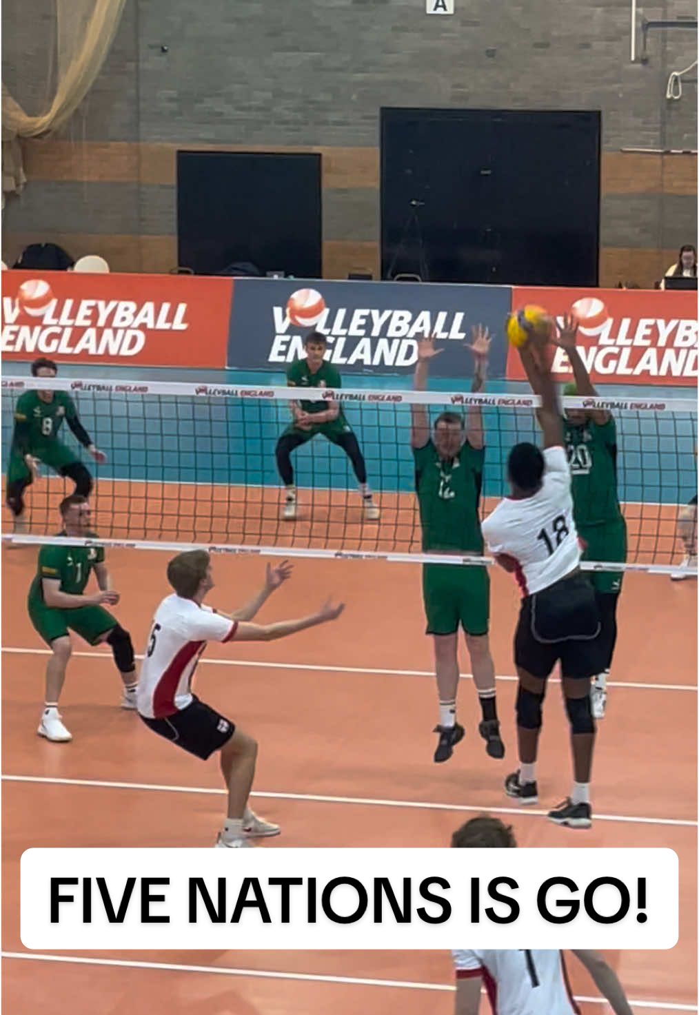 🏐 | FIVE NATIONS IS GO! 👌 | England enjoying home court advantage in their victory over Northern Ireland at the National Volleyball Centre. #volleyballengland #fyp #foryou #foryoupage 