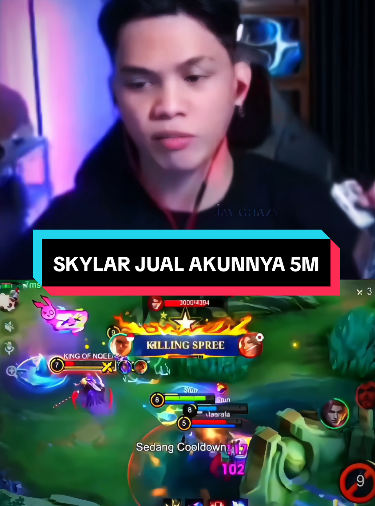 MAU DI BELI 500 JUTA DI TOLAK BROK NGERI #skylar #rrqskylar #MLBBSkinGifts #MLBB #MobileLegendsBangBang 