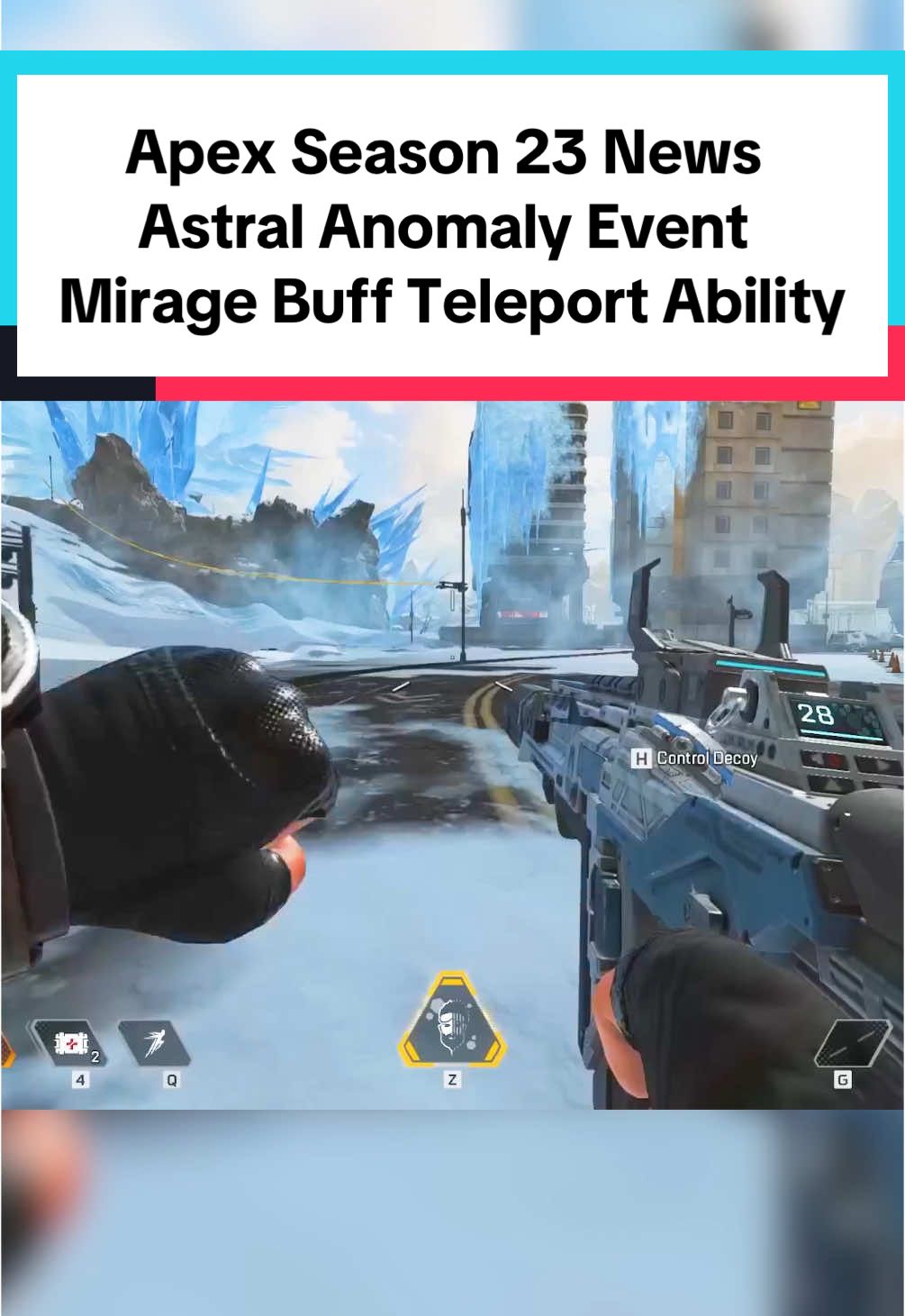 Mirage Buff Will Be Like Loki From Marvel Rivals! The upcoming Astral Anomaly Event within Season 23 of Apex Legends will bring buffs to Support Legends such as Mirage and Loba. And thanks to iLootGames and Yorotsuki, we have hints that Mirage's update will be similar to Loki from Marvel Rivals, where he will be able to teleport to one of his decoys whenever he wants. #apex #apexlegends #GamingOnTikTok #apexseason23 #creatorsearchinsights 