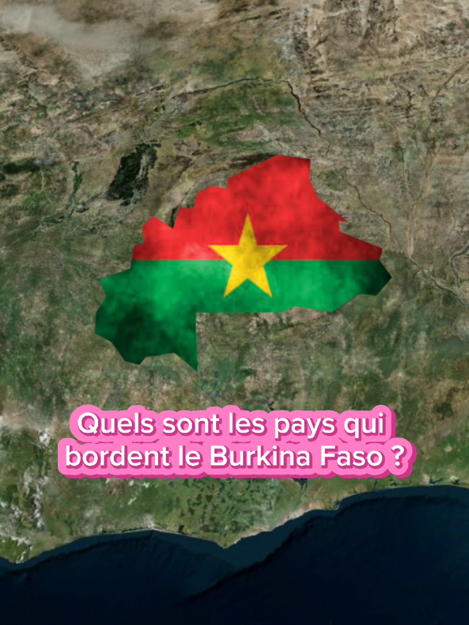 Réponse à @foussenisawadogo47 Les pays qui bordent le Burkina Faso. #geotouriste #geography #France 