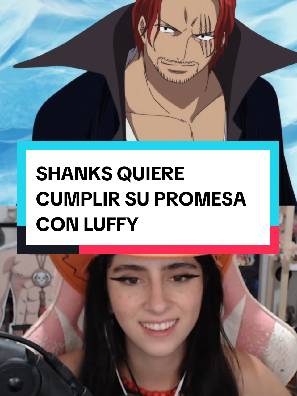 Shanks tambien quiere volver a ver a luffy #luffy #onepiece #shanks #marineford 