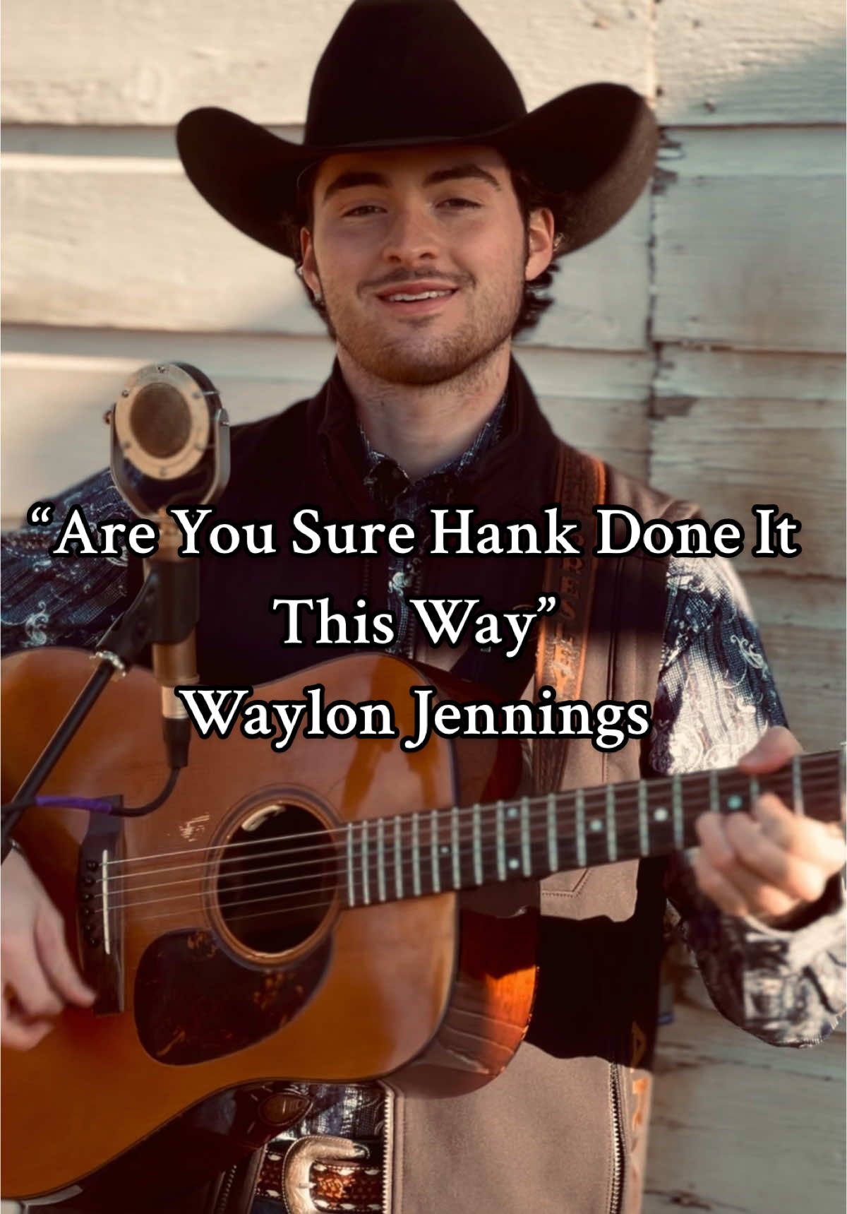 Are you sure Hank done it this way? #classiccountry #countrymusic #waylonjennings #nashville  #countrysinger #realcountrymusic 