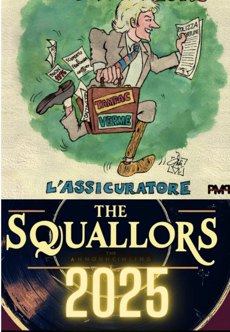 18 Gennaio 2025 THE SQUALLORS-L’Assicuratore —UNA NUOVA ERA— #perte #thesquallors #radiosquallor #glisquallorofficial #radiosquallorshop 