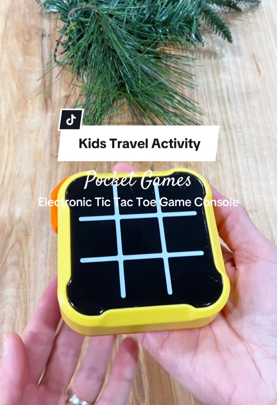 Fun electronic tic tac toe game that’s perfect to use when traveling or in restaurants ✨ #tictactoe #pocketgames #memorygames #kidstoys #kidsactivities #momlife #travelwithkids #games #travelactivities #portablegameconsole #gameconsole 